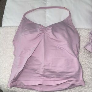 DFYNE Light Rose Pink IMPACT Strappy Top